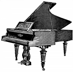 Antique Piano Clipart transparent PNG - StickPNG