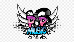 Classical Clipart Pop Music - Pop Music Logo - Png Download ...