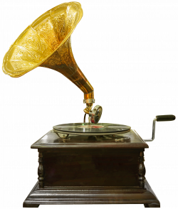 Vintage Gramophone Transparent Clip Art Image | Gallery ...