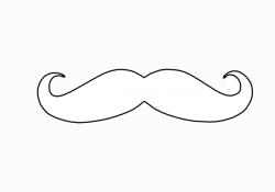 Free Mustache Clipart Black And White, Download Free Clip ...