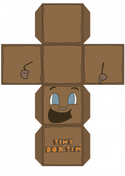 markiplier tiny box tim plush | Tiny Box Tim - 3D Box template by R ...