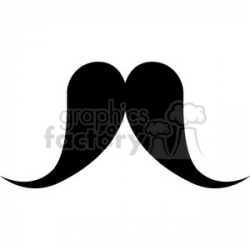 fancy mustache clipart. Royalty-free clipart # 384646