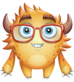 Vector Monster Geek Character - Ricky is Monstrously Geeky ...