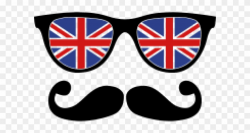 Moustache Clipart Nerd Glass - London Moustache Glasses Nerd ...