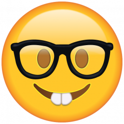 Download Nerd with Glasses Emoji | School | Pinterest | Emoji, Glass ...