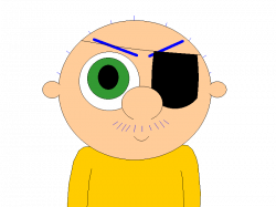 Image - JOEY SLIKK WITH SHORT MUSTACHE AN EYEPATCH AND NO GLASSES ...