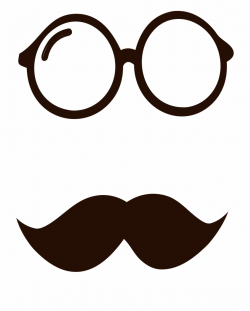 Movember Glasses And Mustache Png Clipart Image - Moustache ...