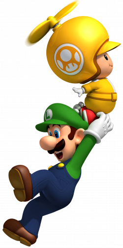 New Super Mario Bros Wii - Yellow Toad and Luigi | Mairo game maker ...