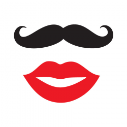 Download lips and moustache template clipart Moustache Lip ...