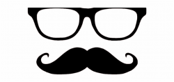 Moustache Clipart Nerdy Glass - Mustache And Glasses ...