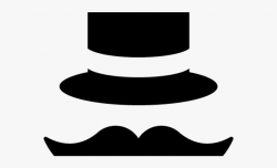 Top Hat Clipart Mustache - Sombreros Y Mostachos #126543 ...
