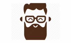 Mustache Clipart Geek Glass - Illustration {#1231563} - Pngtube