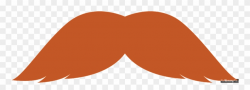Movember - Orange Moustache Clipart Png Transparent Png ...
