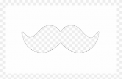 Moustache Clipart Outline - Transparent Background Mustache ...