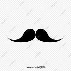 Hand Painted Mustache, Mustache Clipart, Hand Painted ...