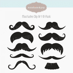 Free Mustache Party Printables | Mustache Party Digital Clip ...