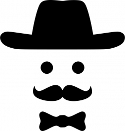 Bow Smile Fashion Hipster Man Svg Png Icon Free Download (#472863 ...