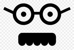 Male Square Face With Glasses And Mustache Comments - Square ...