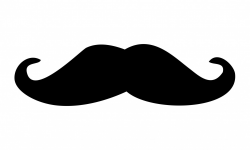 Svart mustasch clipart | Mustasche Party in 2019 | Moustache ...