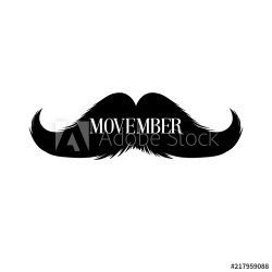 Moustaches Clipart. Black Isolated Silhouette and Hand Drawn ...