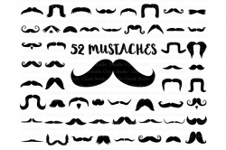 Mustaches SVG Files, Mustache SVG Files, Mustache Clipart,