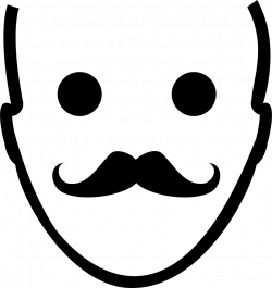 Man With Mustache Svg Png Icon Free Download (#57161 ...