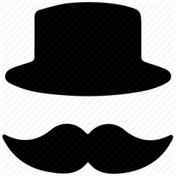 Top Hat Cartoon clipart - Hat, Moustache, transparent clip art