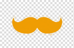 MOUSTACHES, yellow mustache transparent background PNG ...
