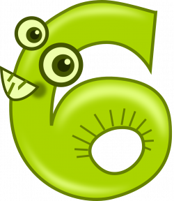 Number clipart animal number - Pencil and in color number clipart ...