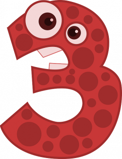 counting, math, numbers, numerals, three, funny, 3 | Clipart idea ...