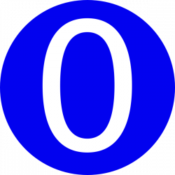 Blue, Rounded,with Number 0 Clip Art at Clker.com - vector clip art ...