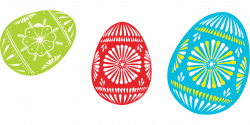 Eggs Coloured Easter Religious PNG Image - Picpng