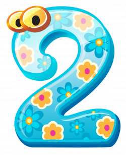 Numbers Cute Number Two Clipart Image Gallery High Png - AZPng