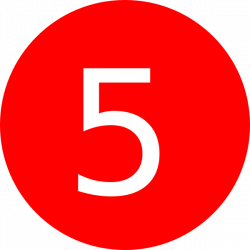 Number 5 PNG images free download
