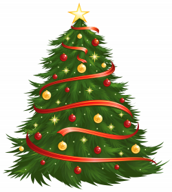 Large Size Transparent Decorated Christmas Tree PNG Clipart ...