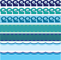Clipart - Water Patterns