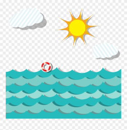 Cartoon Ocean Png Clipart Library Stock - Boat On Sea ...