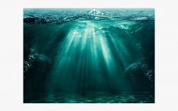 Beautiful Underwater Views Light Deep Ocean Sea Clipart ...