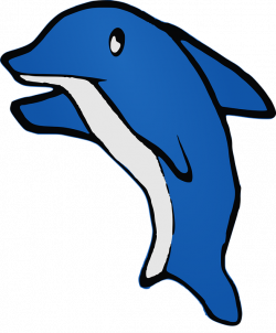 Dolphins clipart cartoon ~ Frames ~ Illustrations ~ HD images ...