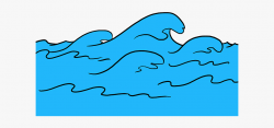 How To Draw Waves - Ocean Waves Drawing Easy #1961970 - Free ...