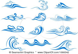 Clipart Ocean Waves - Royalty Free Vector Illustration by ...