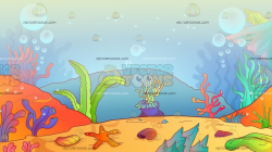Coral Reef Background: A colorful underwater environment ...