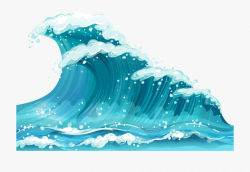 Ocean Clipart Ocean Surface - Cartoon Transparent Ocean ...