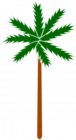 Clipart - Stylised palm tree 2