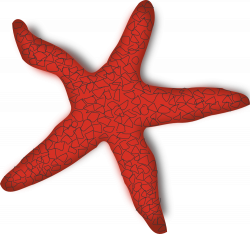 OnlineLabels Clip Art - Red Starfish