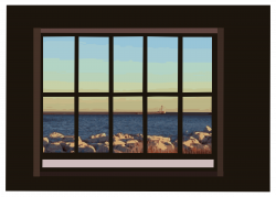 Window with ocean-view Icons PNG - Free PNG and Icons Downloads