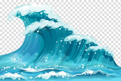 Wind wave , Sea Wave Ground , ocean wave illustration ...