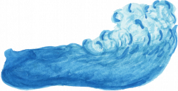 6 Watercolor Ocean Wave (PNG Transparent) | OnlyGFX.com