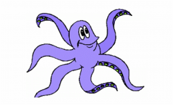 Squid Clipart Animated - Octopus Pictures For Kids Free PNG ...