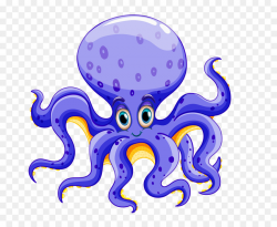 Octopus Cartoon clipart - Sea, Animal, Ocean, transparent ...
